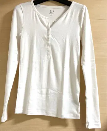새상품급 GAP 모던 헨리넥 셔츠 XS