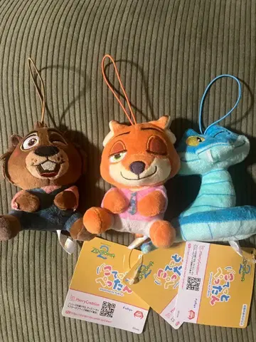 주토피아2 코텟토 펫탄 마스코트 ~닉 모듬~ 3종 세트