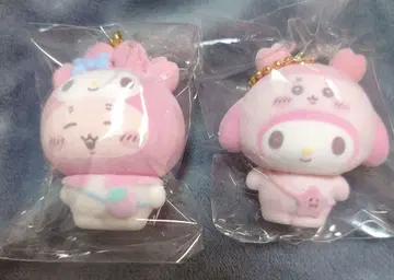 헌책방(카니)x마이멜로디 치이카와(먼작귀)x산리오 플로키 마스코트 참