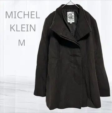 미셸 크라운 체스터 코트 M 브라운 캐주얼 비즈니스