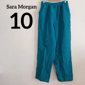 사라 모건 [10] 터콰이즈 캐주얼 팬츠 캐주얼