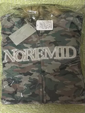 NOREMID FUR ZIP HOODIE - CAMO S 완판템