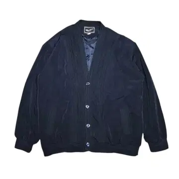 Vintage THE XU 네이비 절개 가디건