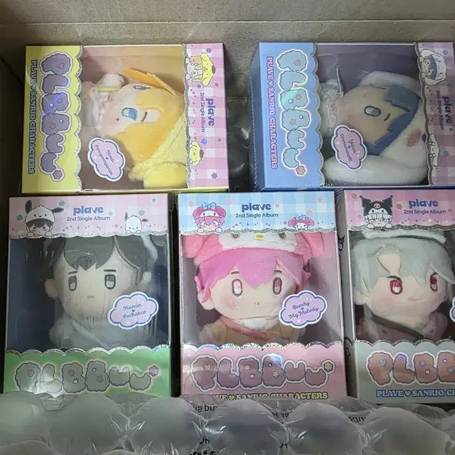 플레이브 플뿌 bbuu! 인형앨범 (미개봉) 원가 일괄 세트 양도