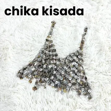 [ 컨디션 최상 ] chika kisada 치카키사다 쉘 버튼 뷔스티에