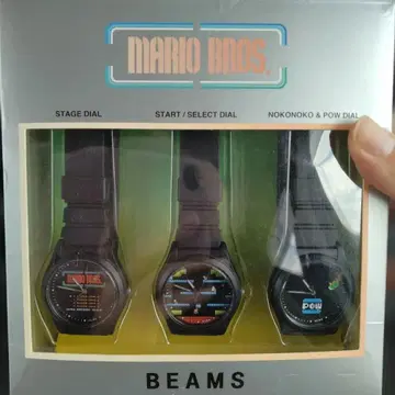 ALBA BEAMS 콜라보 슈퍼 마리오 워치 컬렉션 3개