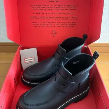 HUNTER 레인부츠 스노우부츠 리파인드 스티치 오샤레 눈