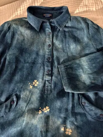 카가 본 아이젠 데님 블라우스 긴팔