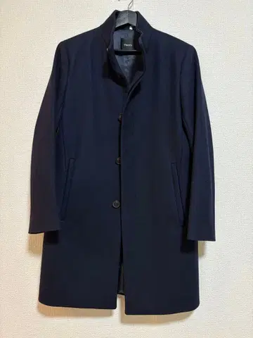 theory 네이비 코트 울 혼방 XS