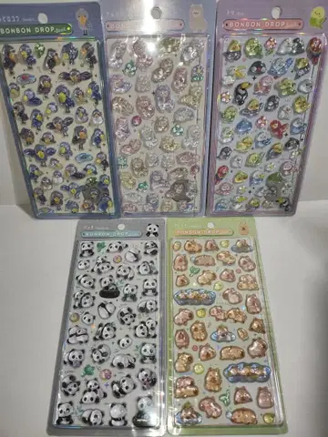 모자 꽁지 드롭 씰 5개