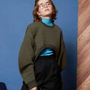 메종 스페셜 퀼팅 숏 상의