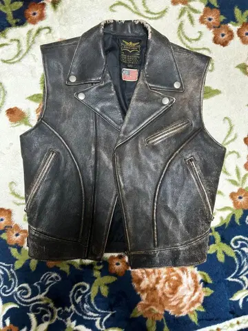 다크 브라운 가죽 더블 라이더스