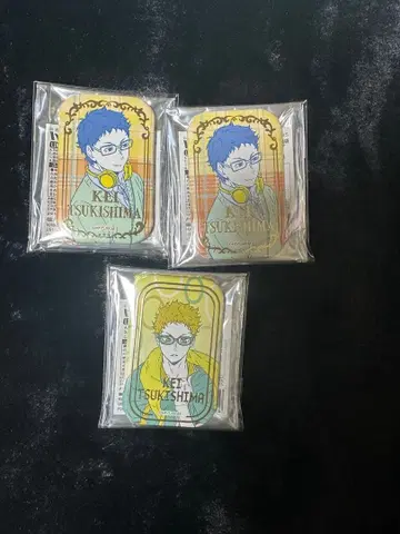 하이큐!! 스퀘어 캔뱃지 츠키시마 케이