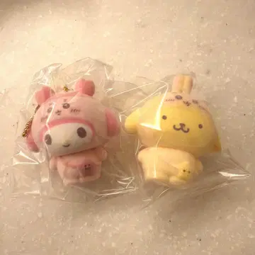 시크릿 플로키 마스코트 참 치이카와 (먼작귀) 산리오 콜라보