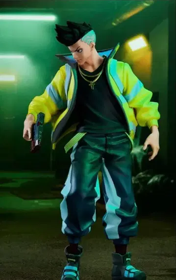 제일복권 사이버 펑크 데이비드 A상 피규어