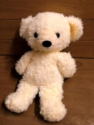 동심 곰의 복슬복슬 봉제 인형 S 크림 [21cm] 일본제