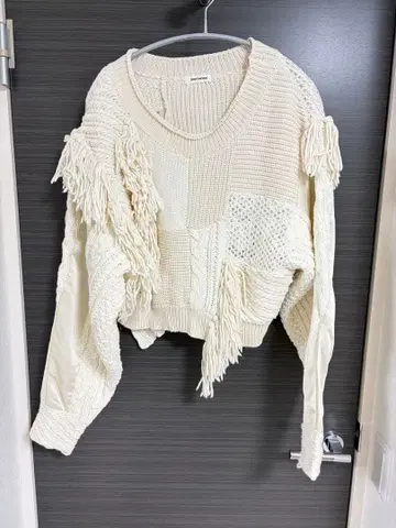 CHRISTIAN DADA 프린지 니트 스웨터