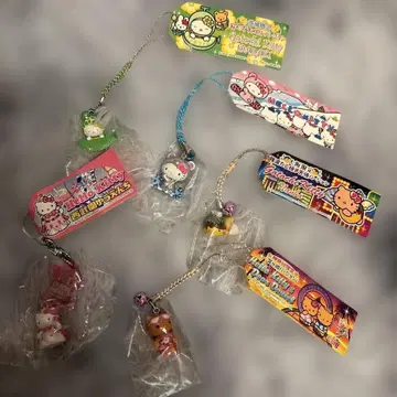 헬로키티 스트랩 5개 세트