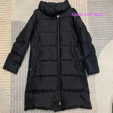 Spick and Span 블랙 다운 자켓