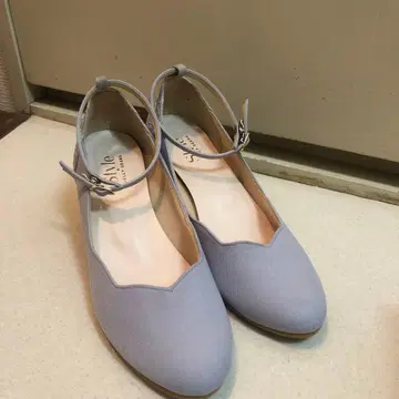 여성용 펌프스 23.5cm 앵클 스트랩 펌프스 라벤더