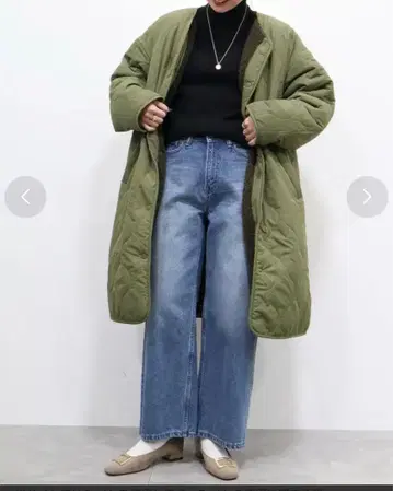 미사용 새상품 아메리칸 홀릭 보아 리버서블 퀼팅 코트 M