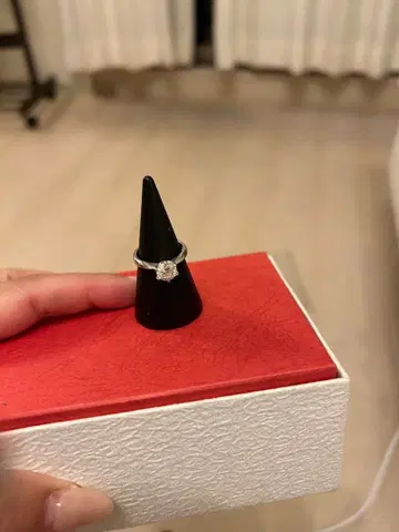 플라티나 다이아 반지