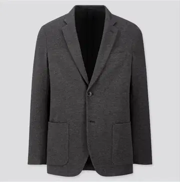 새상품급 유니클로 컴포트 자켓 (기장 표준) 다크 그레이 L