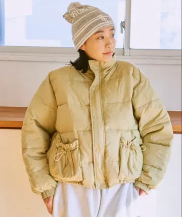 충전솜 다운 블루종