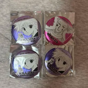 데코 컬렉션 캔뱃지 히소카 키루아 HUNTER x HUNTER 4개