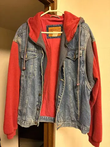 데님 자켓 남성용 후드티 맨투맨 캐주얼 빈티지