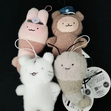 블랙 타이거와 화이트 타이거 시이푸와 마스코트 전종 컴플리트