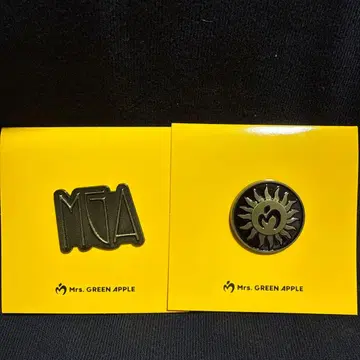 Mrs. GREEN APPLE 핀 배지 세트