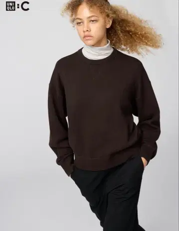 UNIQLO 스무스 코튼 크루넥 스웨터