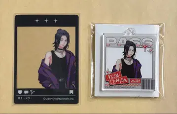 A3 HMV 아사기리 아사히 클리어 카드 밤 아크릴 키링