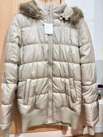 COMFORT BASIC 베이지 2WAY 다운 자켓 L 사이즈
