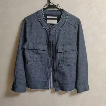 Grace Class 네이비 데님풍 자켓