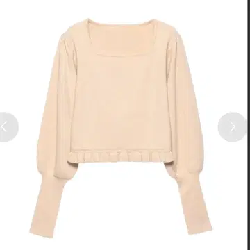 에이미 이스트 월 숏 프릴 니트