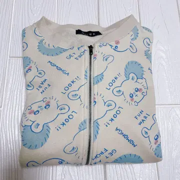 치이카와 모몽가 올 패턴 블루종 프리 사이즈