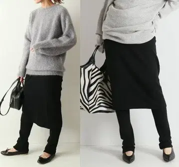 FRAMeWORK 프레임워크 니트 레깅스 포함 스커트