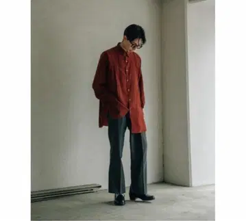 semoh 큐프라 래글런 슬리브 셔츠