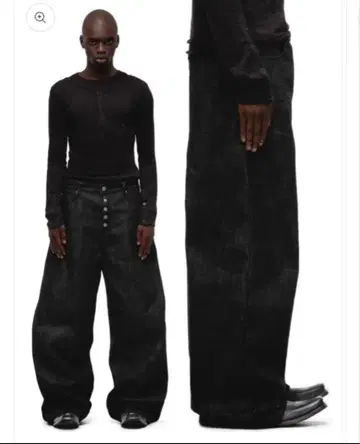 NO/FAITHSTUDIOS 리지드 데님 블랙