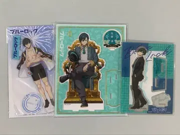 블루 록 아크릴 스탠드 이토시 린 3점