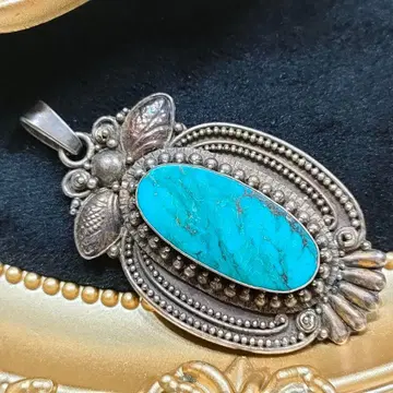 2AE92 터콰이즈 925 펜던트 탑