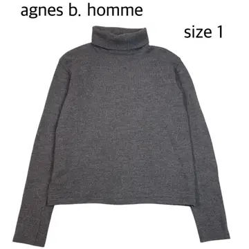 [ size 1 ] agnes b. homme 90S 터틀넥 니트