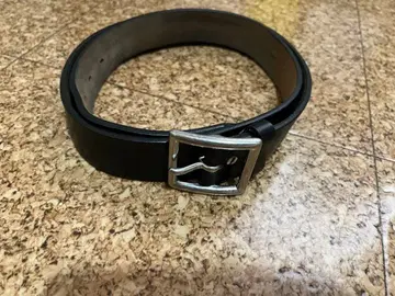 브룩스브라더스 블랙 가죽 벨트 38
