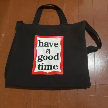 토트백 have a good time 블랙