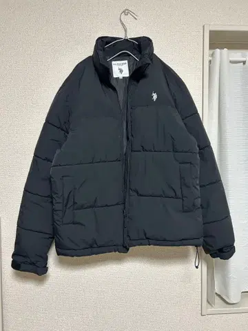 U.S. POLO ASSN. 블랙 다운 자켓 M