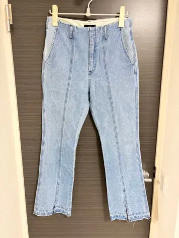 HARE 부츠컷 데님 S 사이즈 라이트 블루