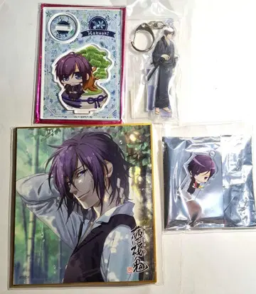 박앵귀 사이토 하지메 색지 아크릴 스탠드 아크릴 키링