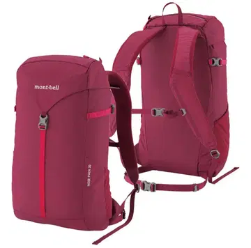 [ 당일 발송 가능 ] montbell 몽벨 로제팩 20 와인 레드